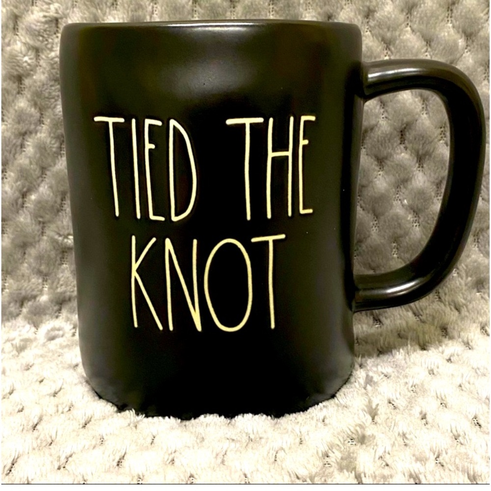 Rae Dunn TIED THE KNOT Mug - NEW